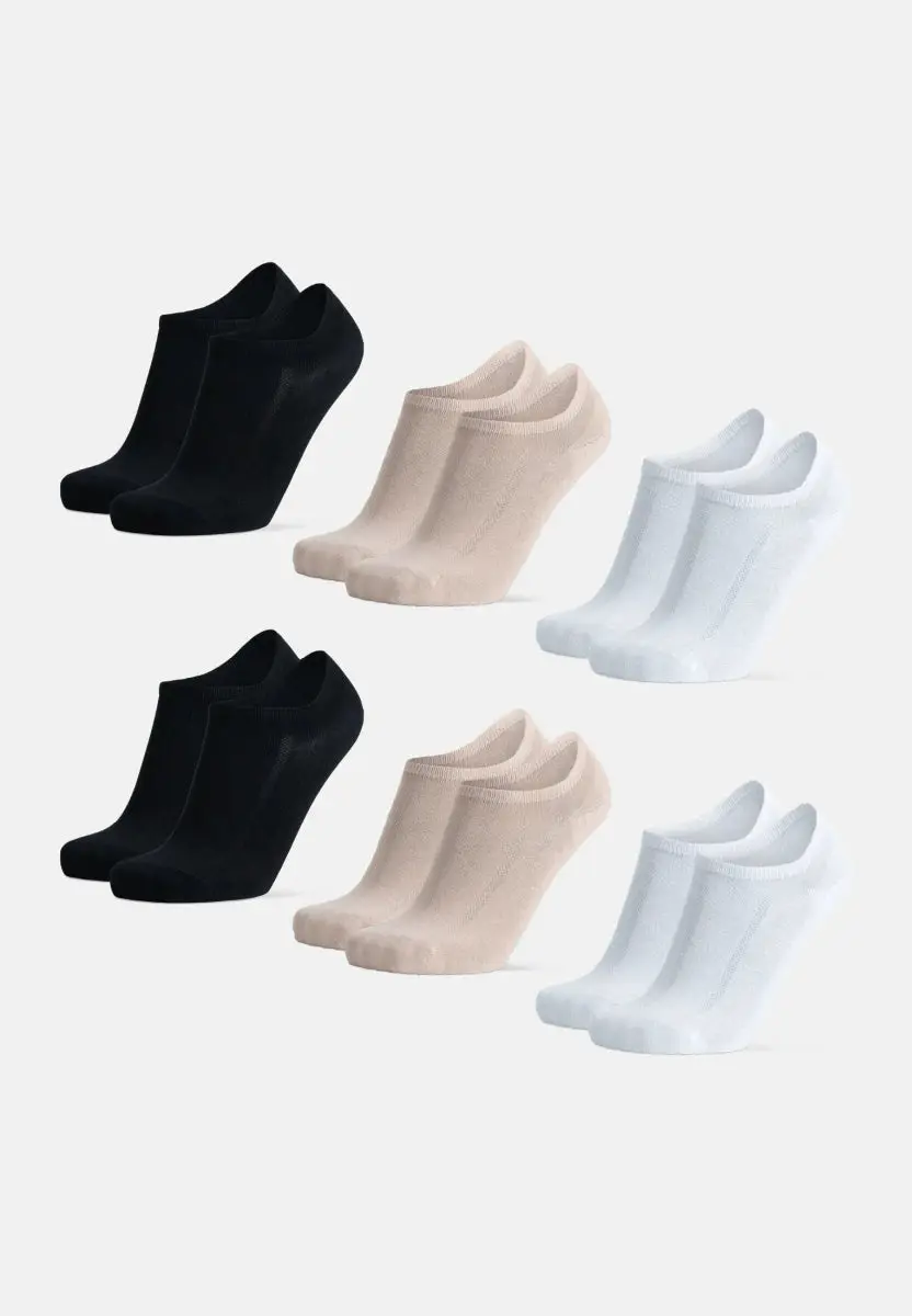 COTTON NO-SHOW STRØMPER - Image 4